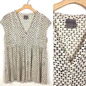 Anthropologie Vanessa Virginia Button Front Top